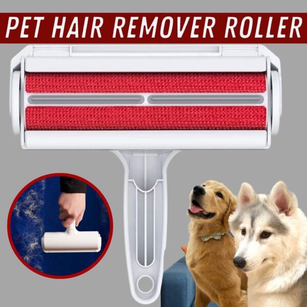 Dog Cat Pet Reusable Hair Lint Remover Fur Roller Sofa Clothes Cleaning-Brush - Image 3