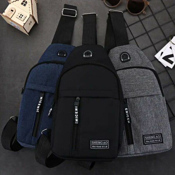 Cross Body bag shoulder Pack Sports Travel Backpack - Image 3