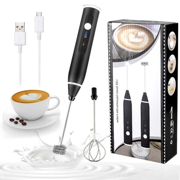 Milk,Electric Egg Beater USB Portable Charging Mixer For Coffee