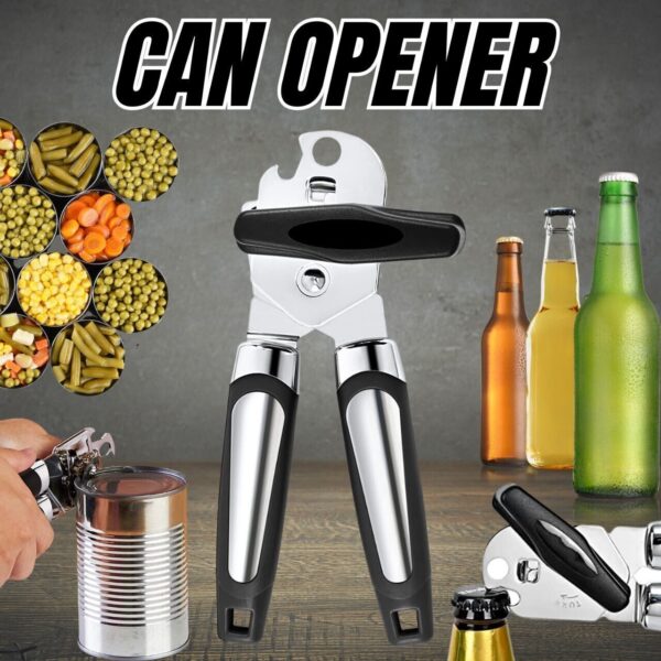 Manual Can Opener Stainless Steel Blades Beer Opener - Image 2