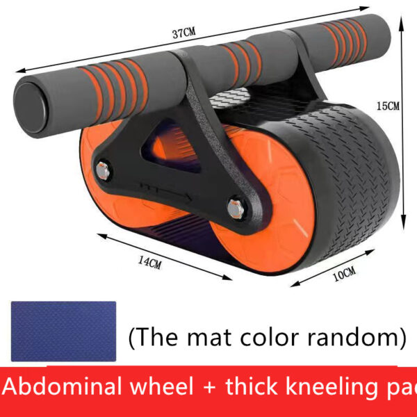 Double Wheel Abdominal Exerciser Women Men Rebound Roller Sports Home Exercise Device - Image 3