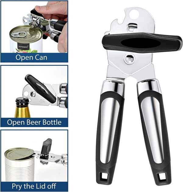 Manual Can Opener Stainless Steel Blades Beer Opener - Image 3