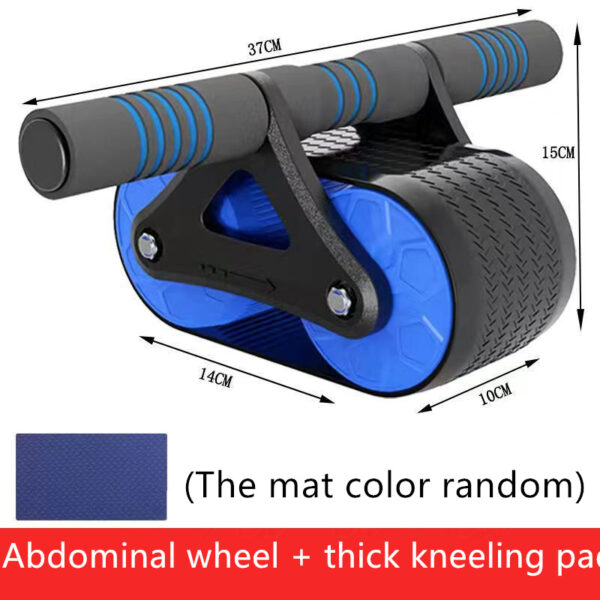 Double Wheel Abdominal Exerciser Women Men Rebound Roller Sports Home Exercise Device - Image 9