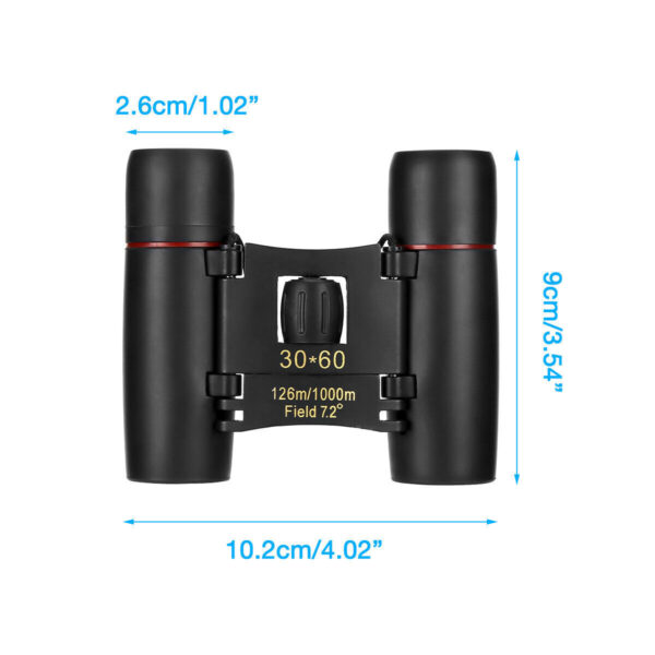 Binoculars 30x60 Zoom Travel Compact Folding Telescope Hunting Day - Image 9