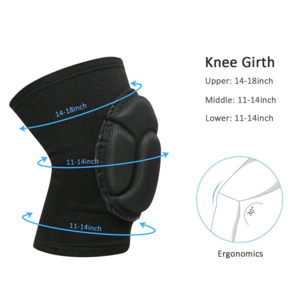 2 x Professional Knee Pads Leg Protector For Sport Work - Image 3