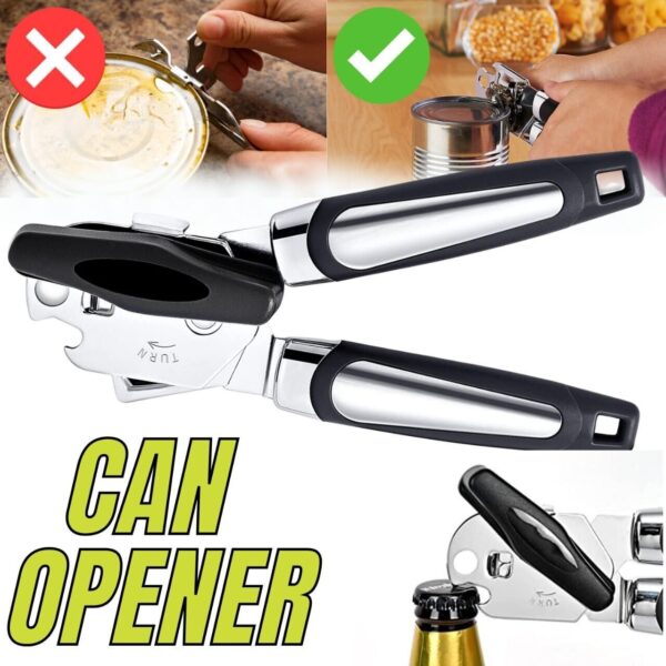 Manual Can Opener Stainless Steel Blades Beer Opener - Image 7