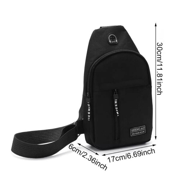 Cross Body bag shoulder Pack Sports Travel Backpack - Image 5