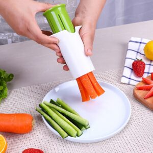 a person peeling vegetables on a plate